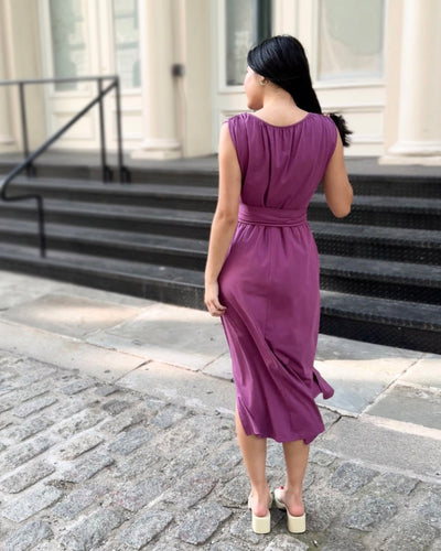 RENEE dress in Deep Lilac