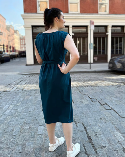 RENEE dress in Tidal Teal