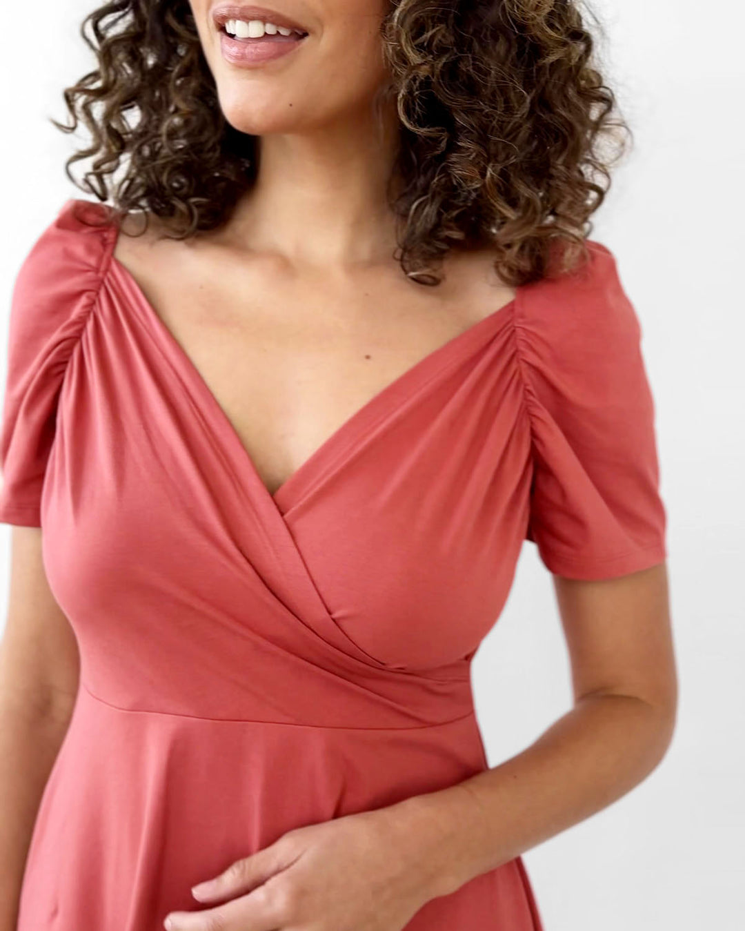 rust pink dress Rust PrettyLittleThing Sequin Cowl Bead Detail Bodycon Mini Dress