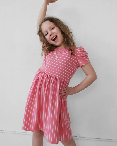 TORI dress in Coral (GIRLS)