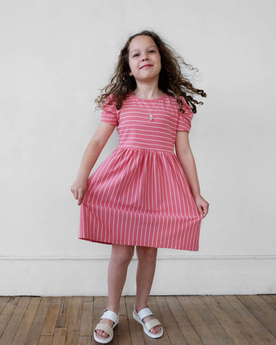 TORI dress in Coral (GIRLS)