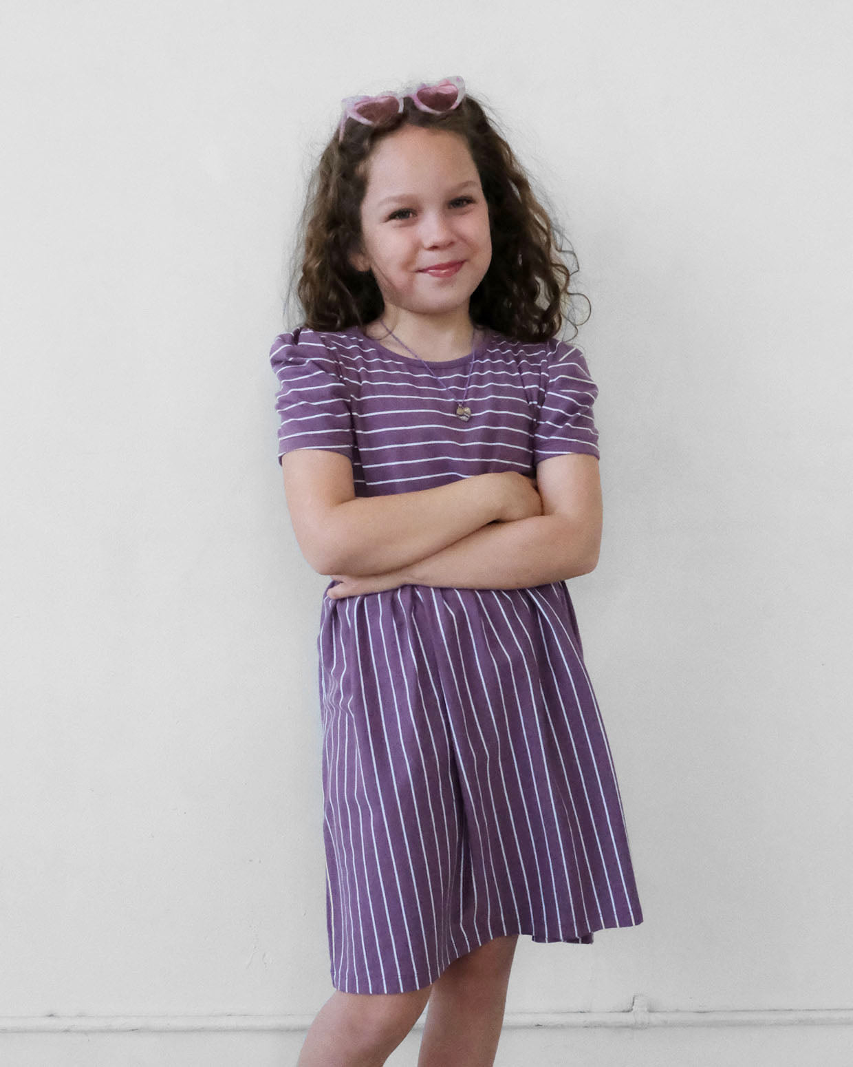 TORI dress in Purple (GIRLS)