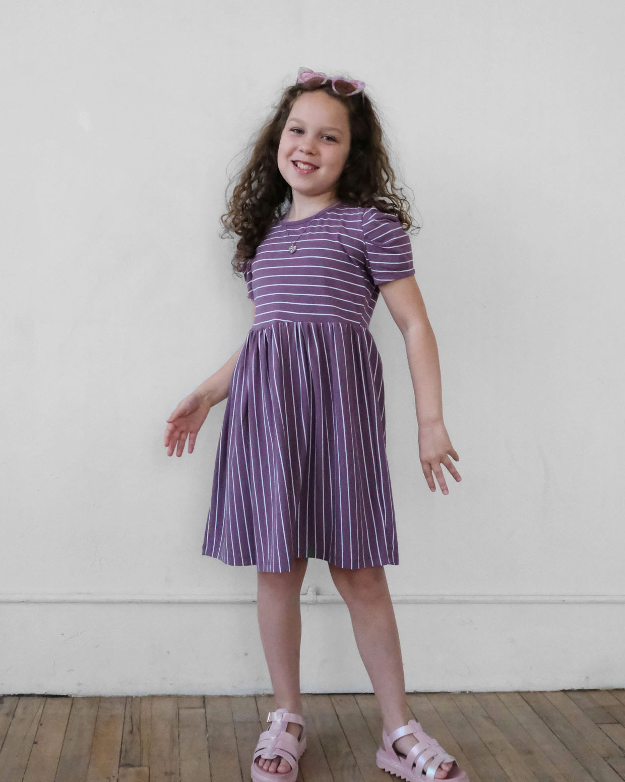 TORI dress in Purple (GIRLS)