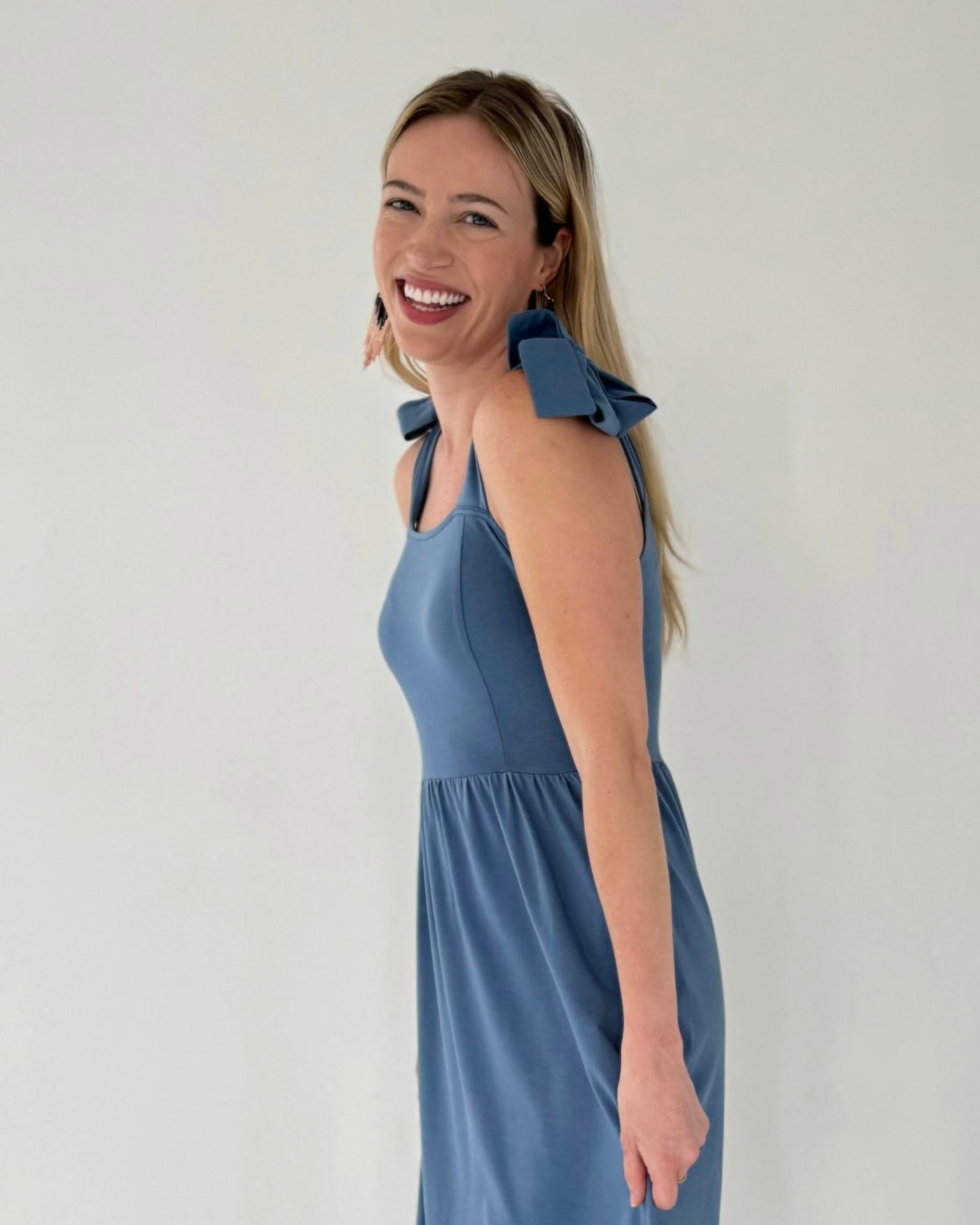 VERONA dress in Elemental Blue