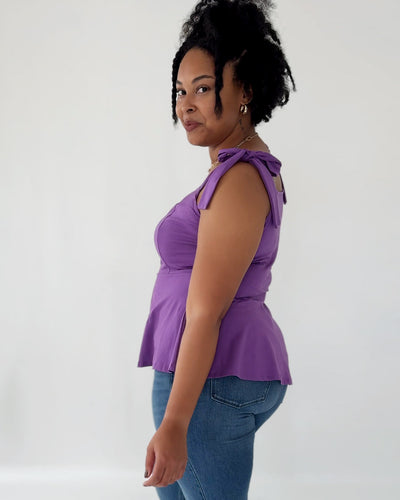 AZALEE top in Purple