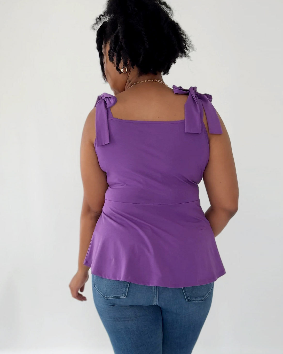 AZALEE top in Purple