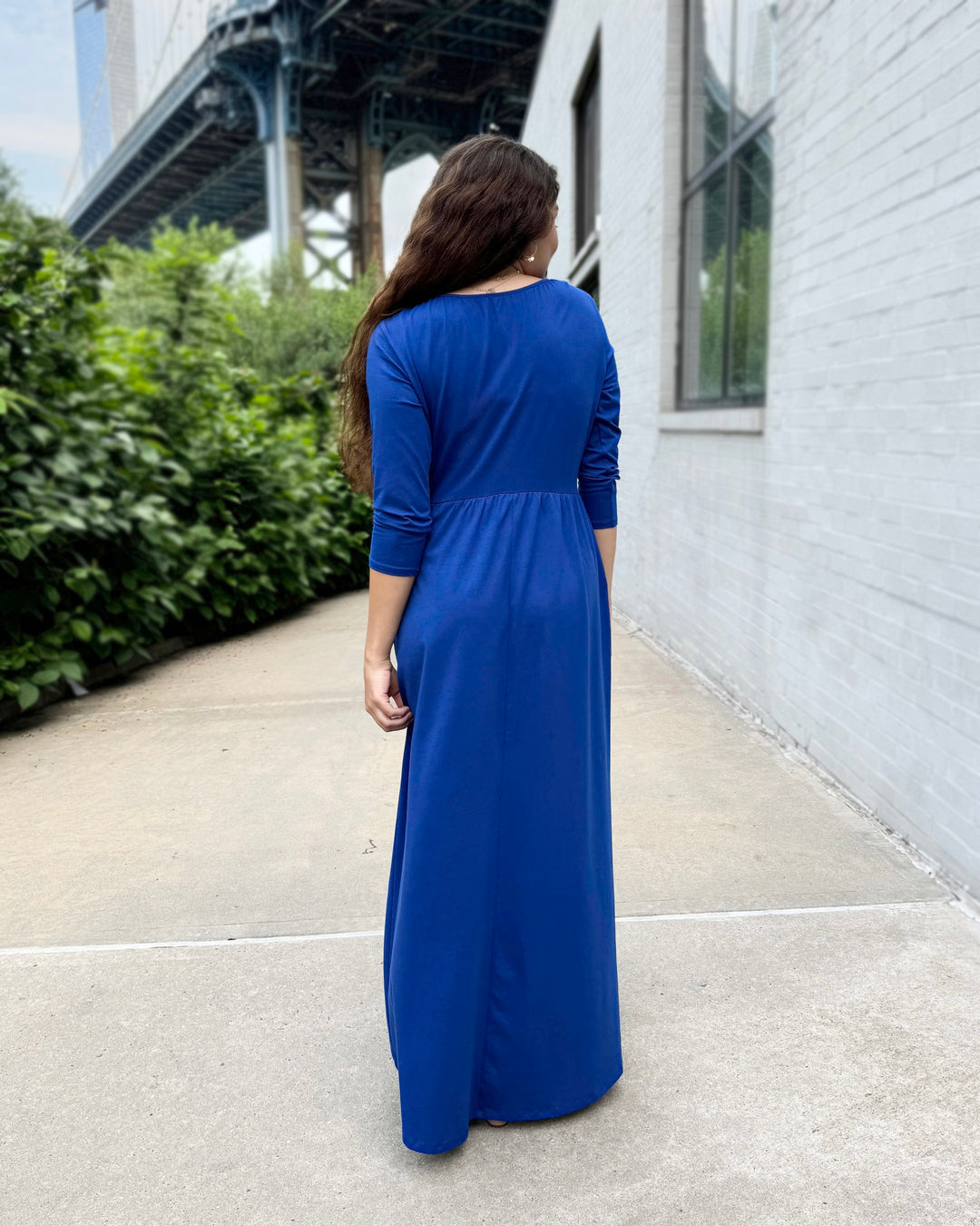 BRIE maxi dress in Cobalt Blue Elegantees BRIE maxi dress in Cobalt Blue Elegantees