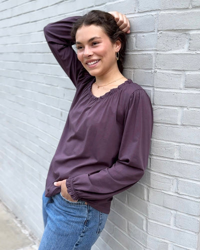 MARCIA top in Plum