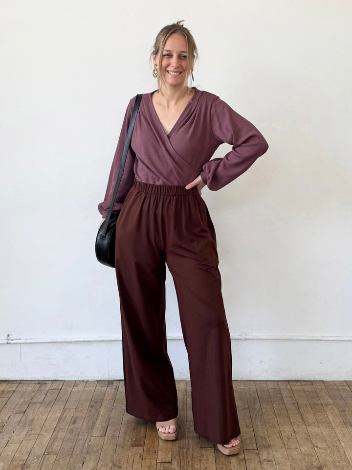 ELLIE pants in Burnt Cedar