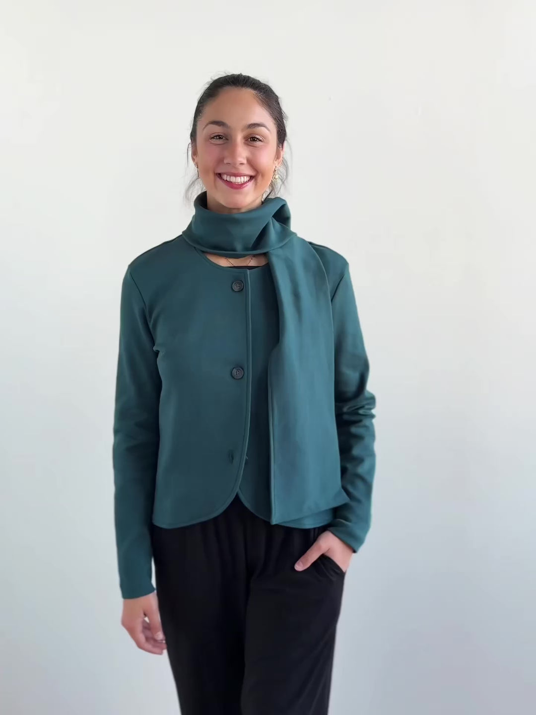 WAVERLY jacket in Deep Sea