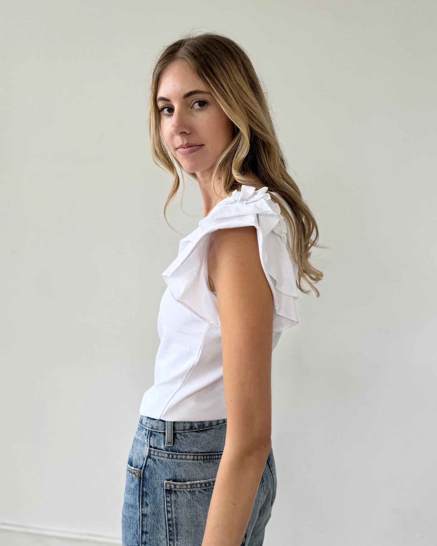 FLORENCE top in White