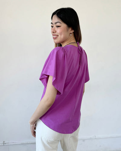 ELLIOT tee in Magenta Bloom