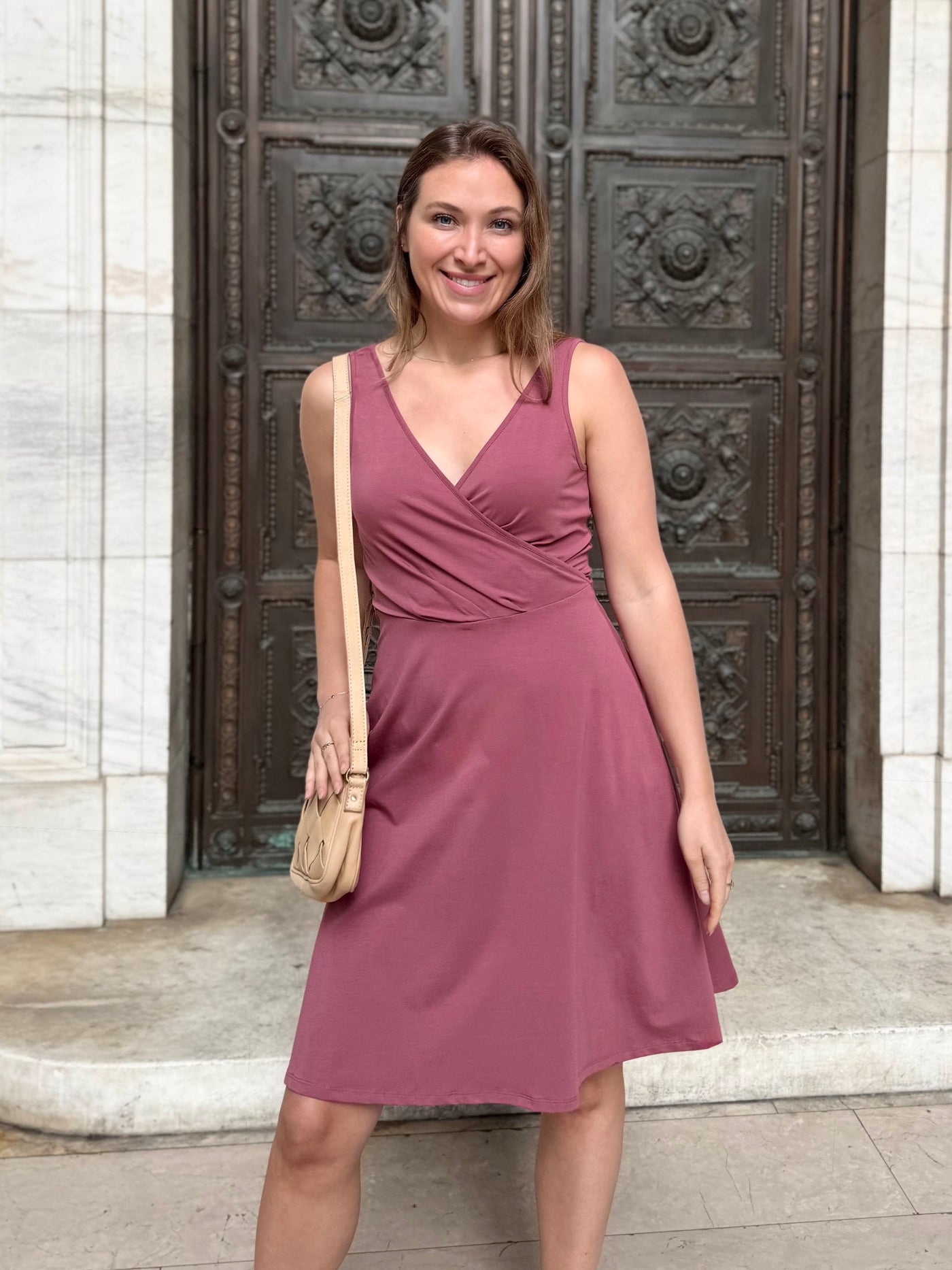 WREN dress in Vintage Mauve