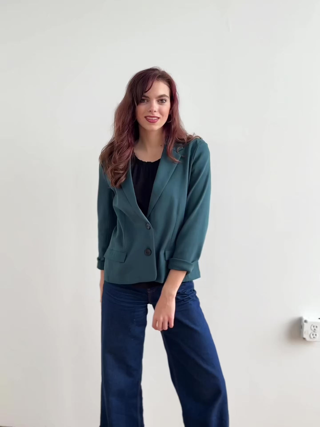 OCTAVIA blazer in Deep Sea