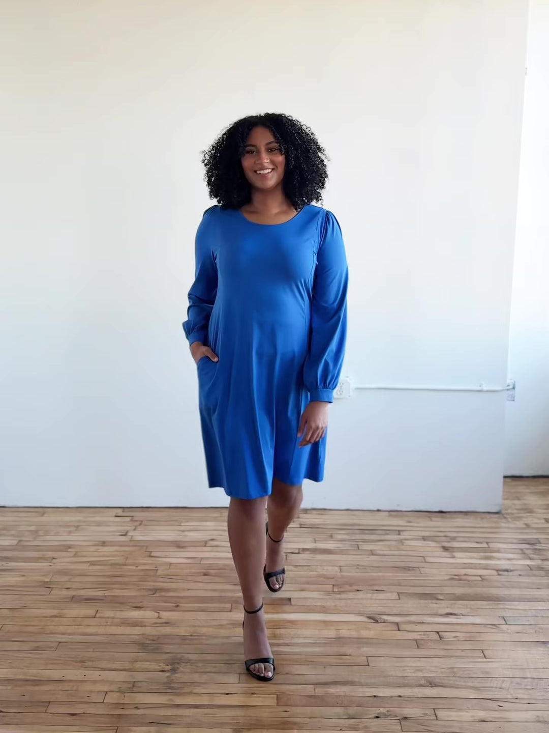 CONSTANCE dress in Blue Iolite
