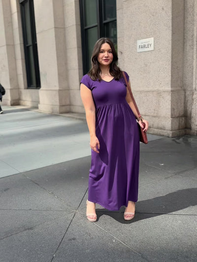DINAH dress in Midnight Dahlia