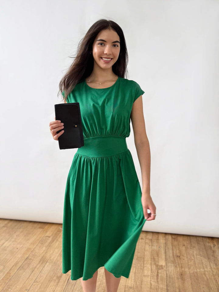 CATHERINE dress in Rich Emerald