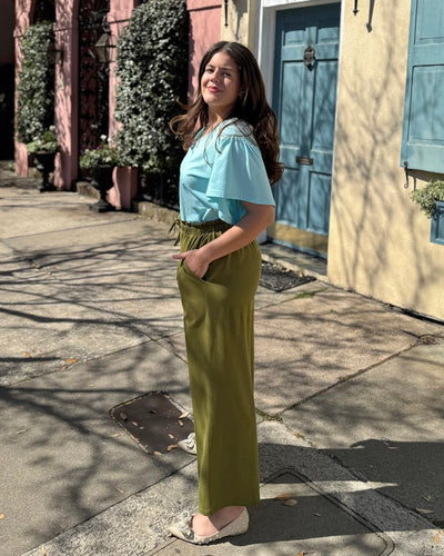 JOJO pants in Olive Branch