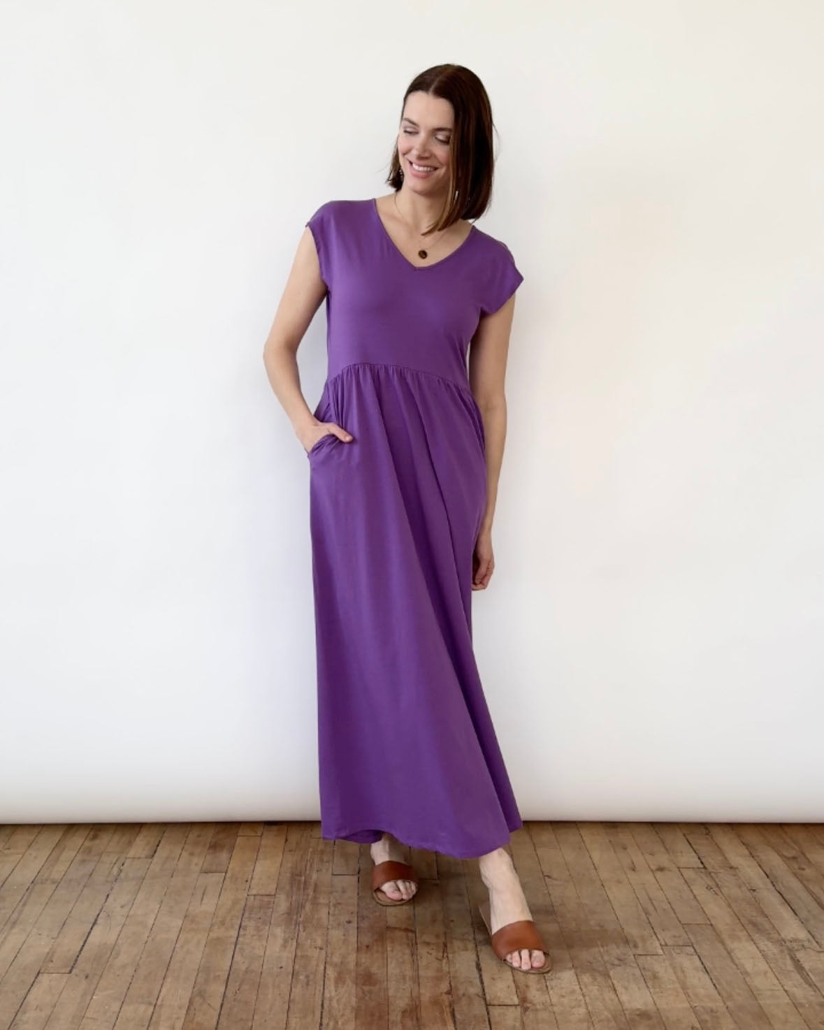 DINAH maxi dress in Purple