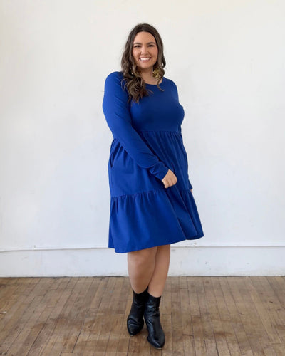 MAISIE dress in Cobalt Blue