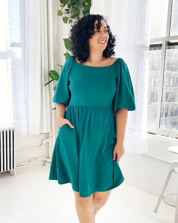SADIE dress in Teal – Elegantees