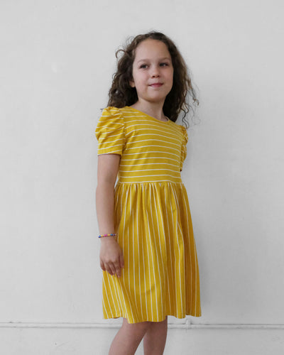 TORI dress in Lemon (GIRLS)