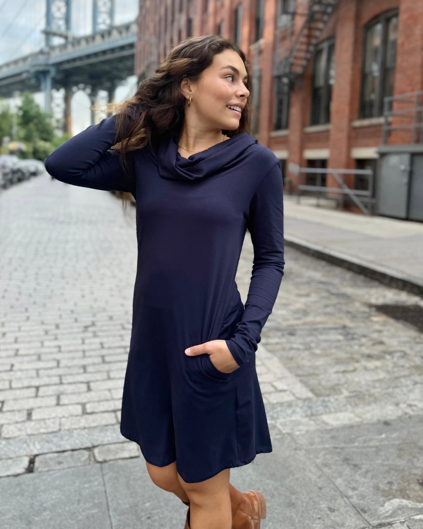 BENNETT dress in Navy