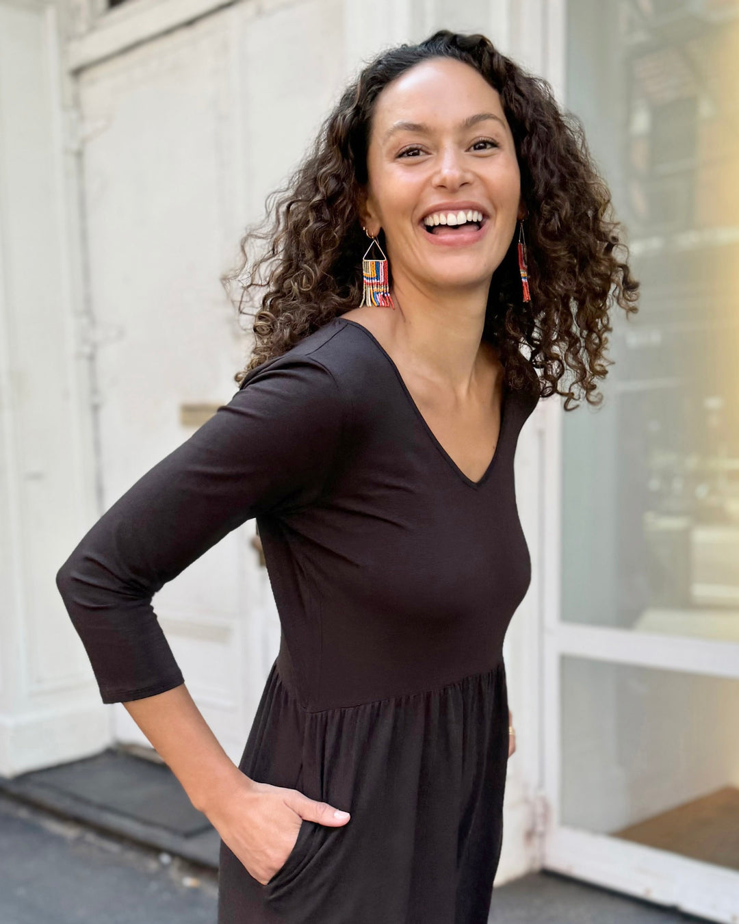 BRIE maxi dress in Chocolate Torte Elegantees BRIE maxi dress in Chocolate Torte Elegantees