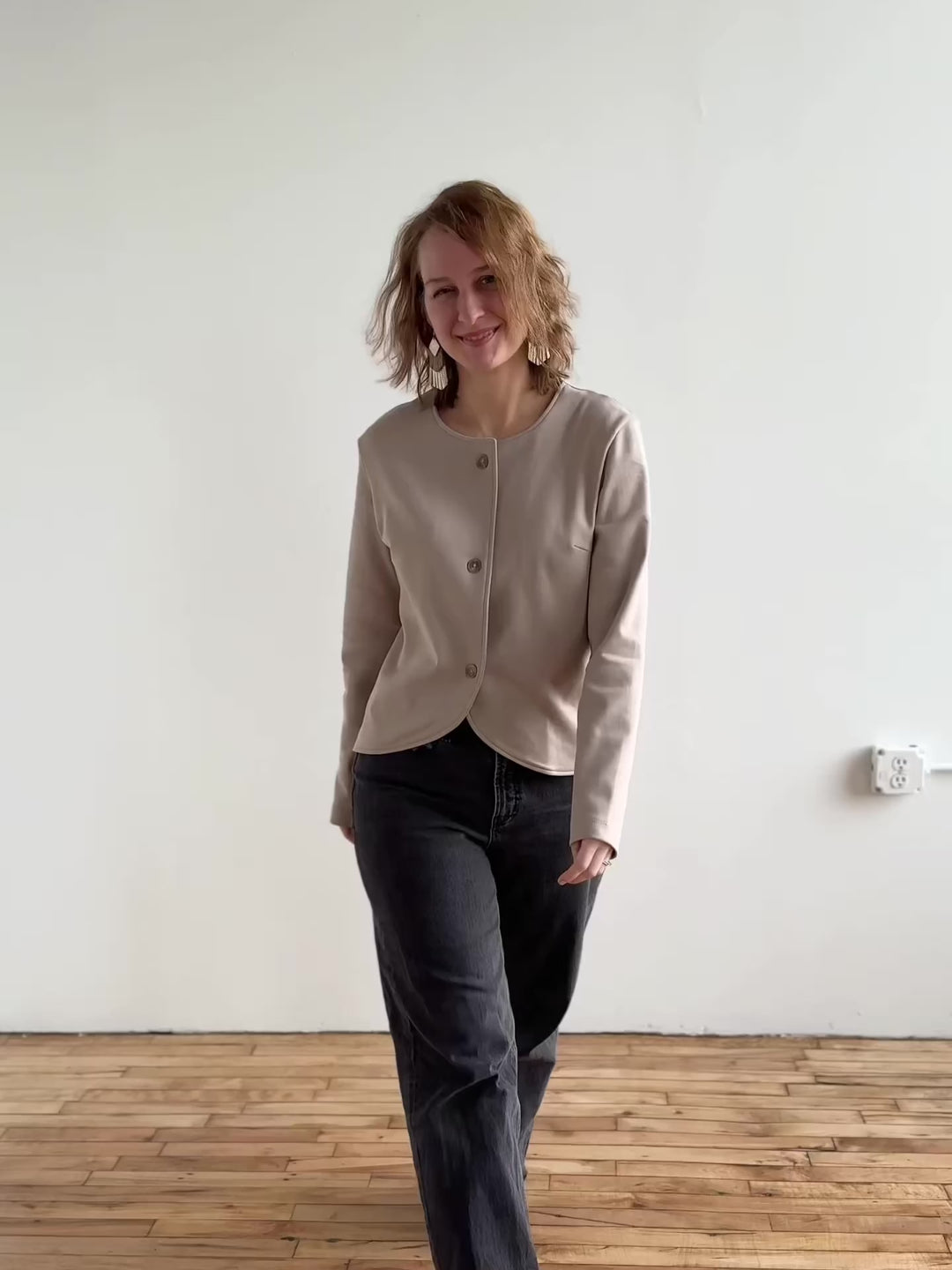 WAVERLY jacket in Desert Sand