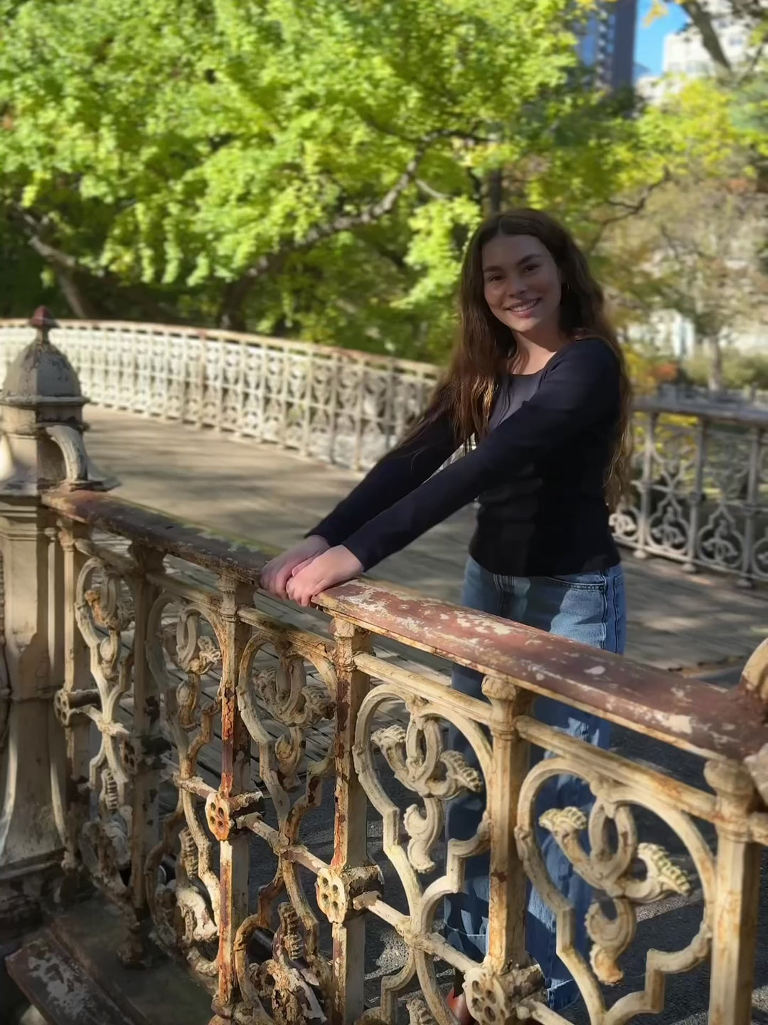 MALIA rib-knit top in Midnight Navy