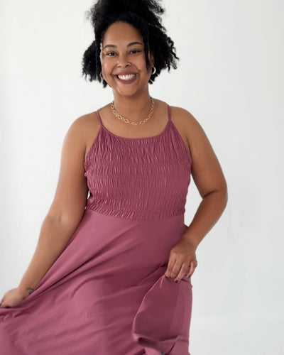 TULIPE dress in Vintage Mauve