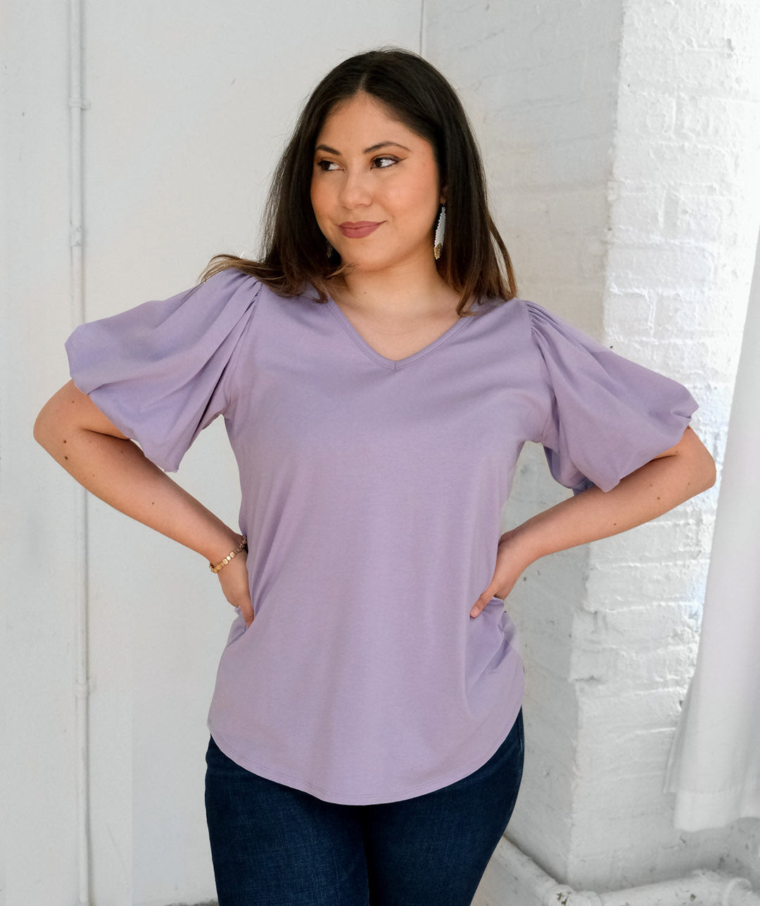 JULIANNA top in Lavender