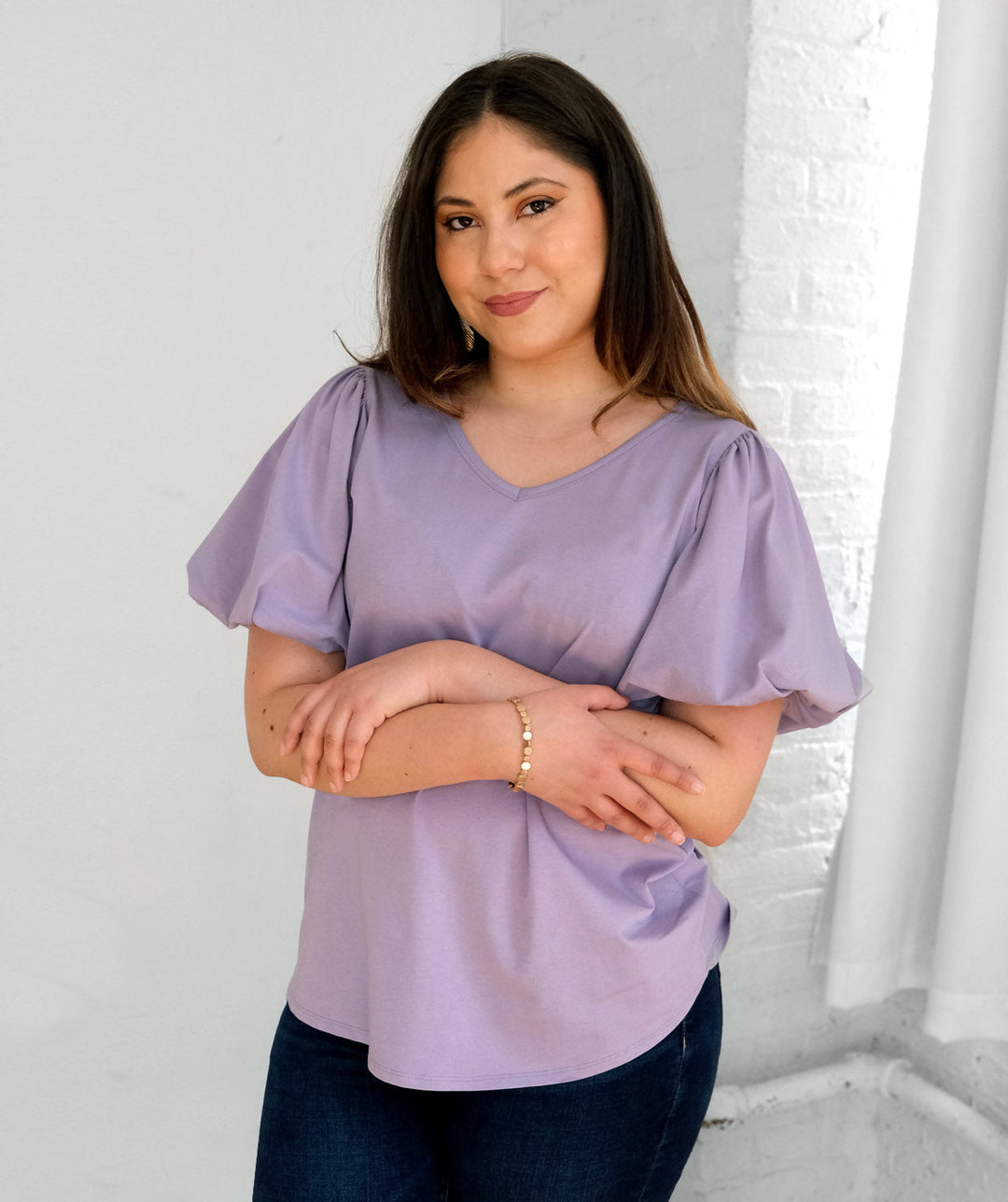 JULIANNA top in Lavender