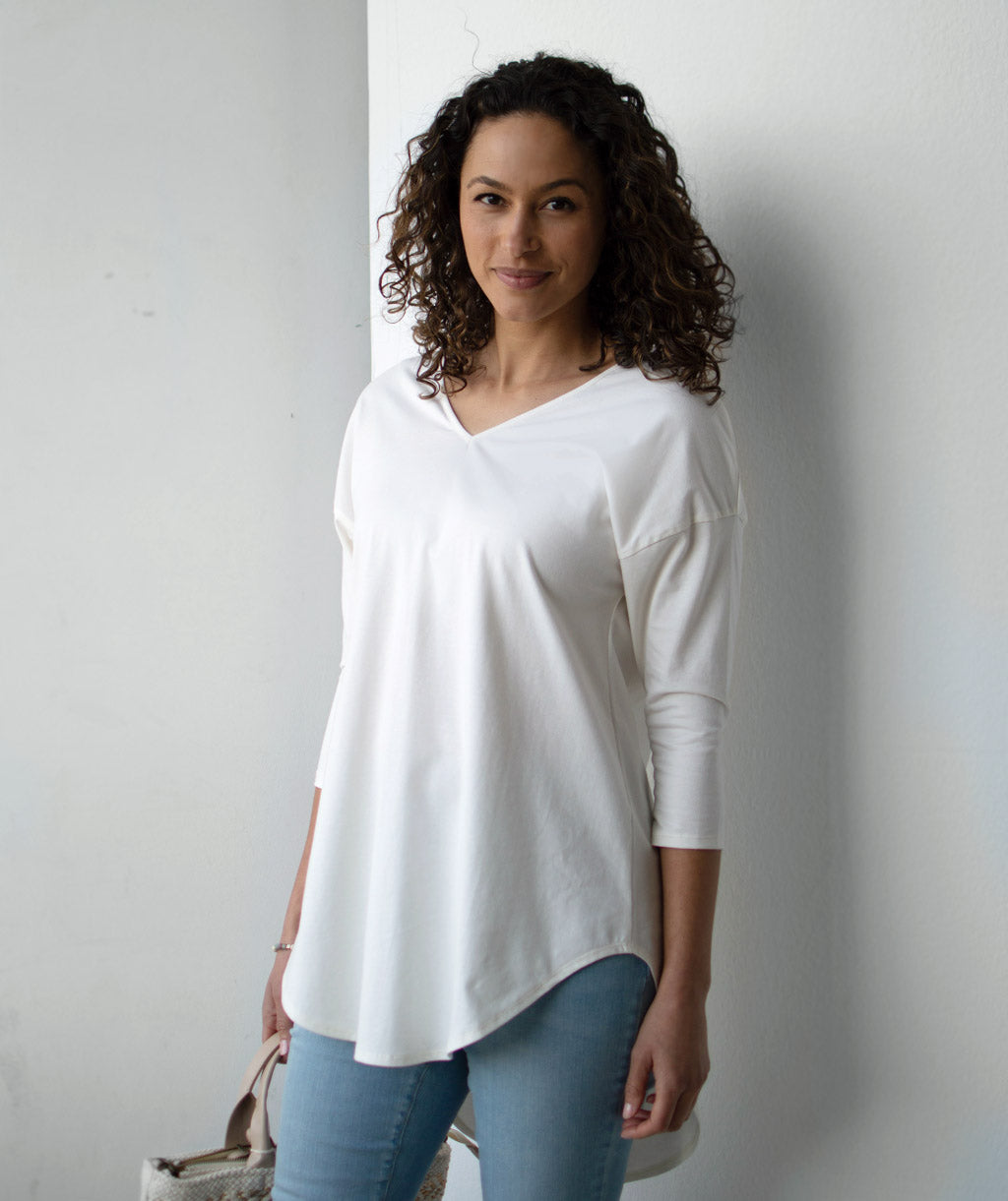MALORIE tunic in Ivory