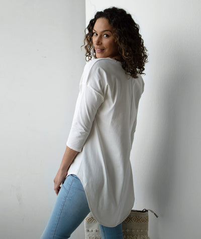 MALORIE tunic in Ivory
