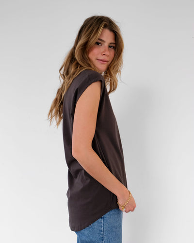 AMBROISE tank in Charcoal
