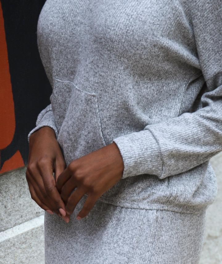 CITY pullover top in Grey Heather