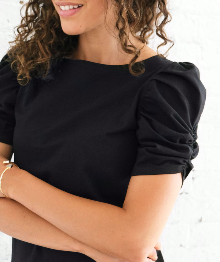 ELIZABETH top in Black