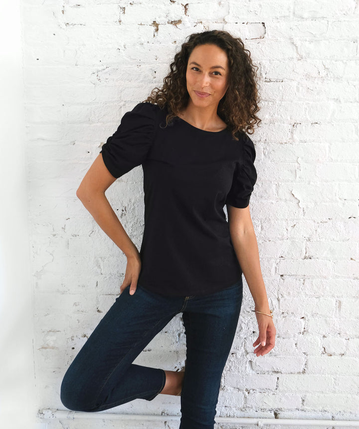 ELIZABETH top in Black