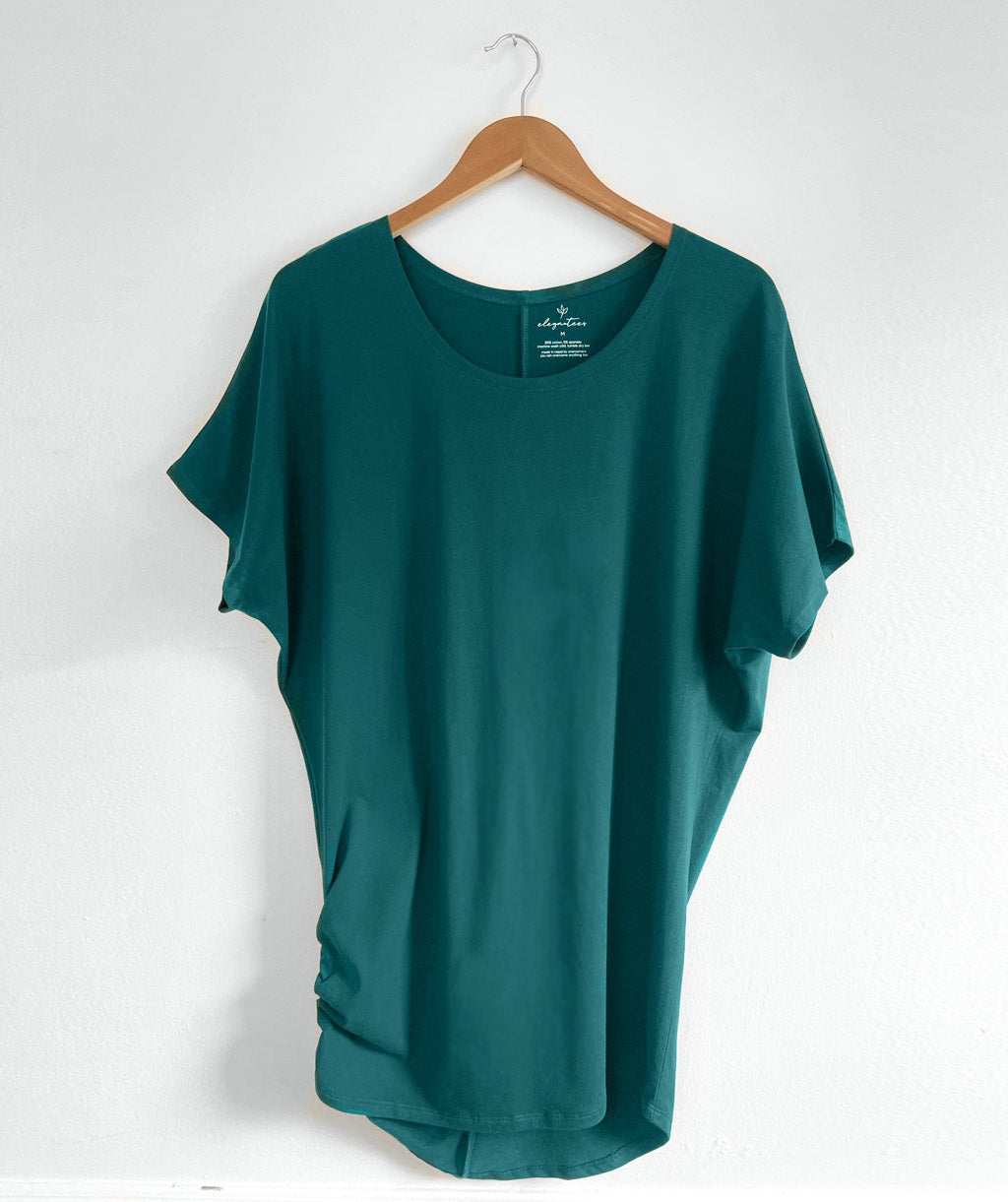 EMILY draped tunic in Shaded Spruce
