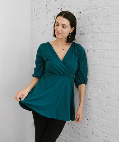 EVE tunic in Shaded Spruce