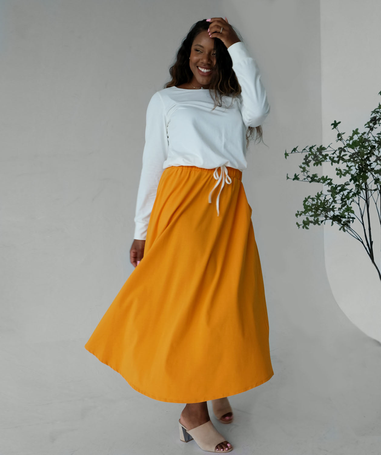 FAWN skirt in Sungold