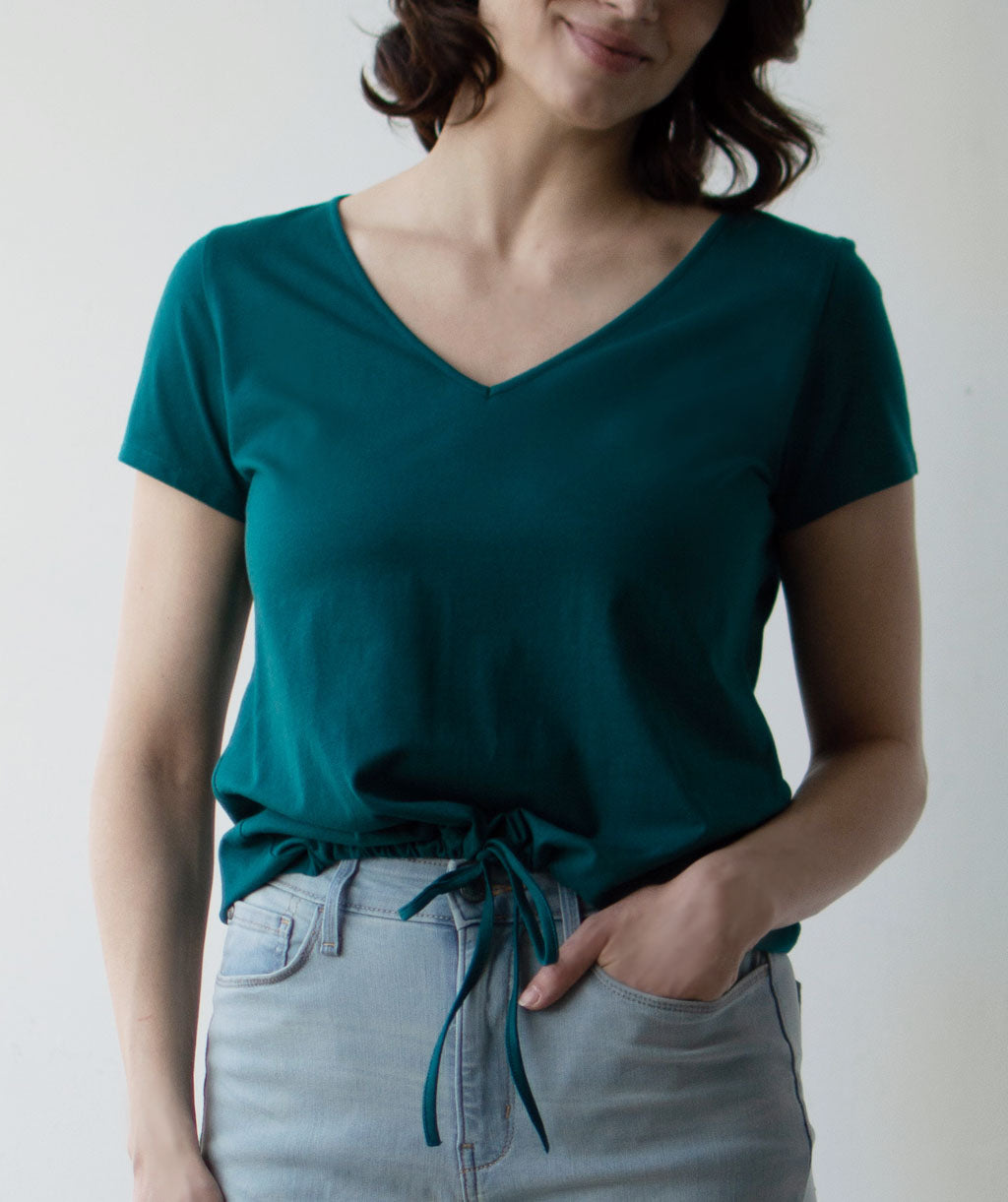 KATILLIA top in Shaded Spruce