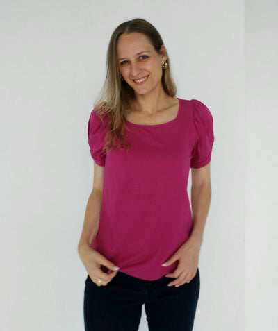LEONA tee in Orchid