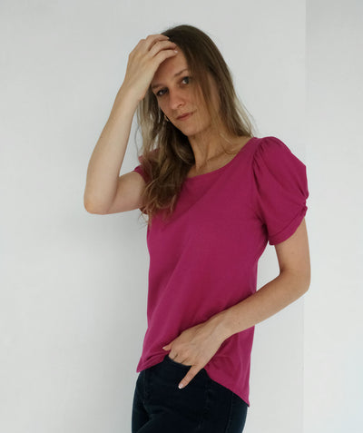 LEONA tee in Orchid