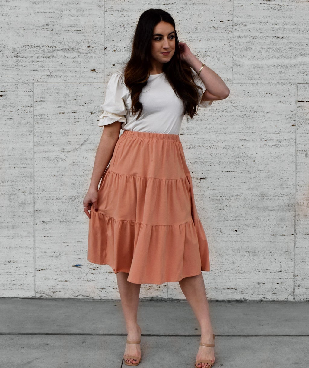 LESLIE skirt in Cafe Creme