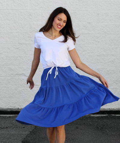 LESLIE skirt in Strong Blue