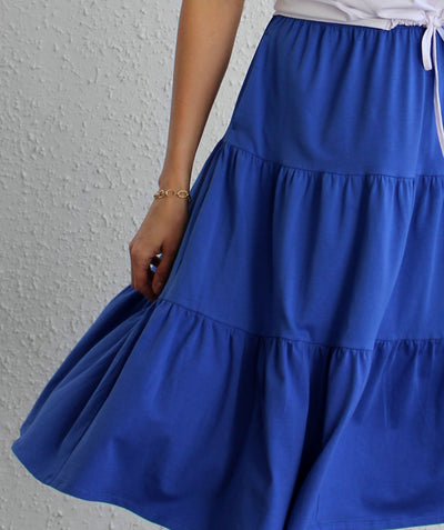 LESLIE skirt in Strong Blue