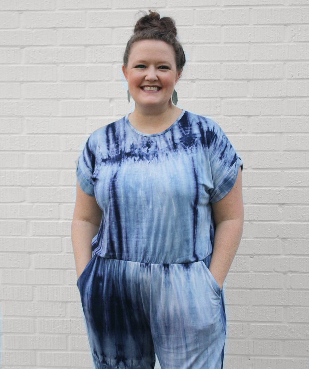 MARKET tie dye jumpsuit in Indigo<br/>(Less than perfect)