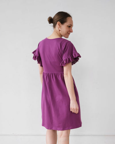 MELODY dress in Grape